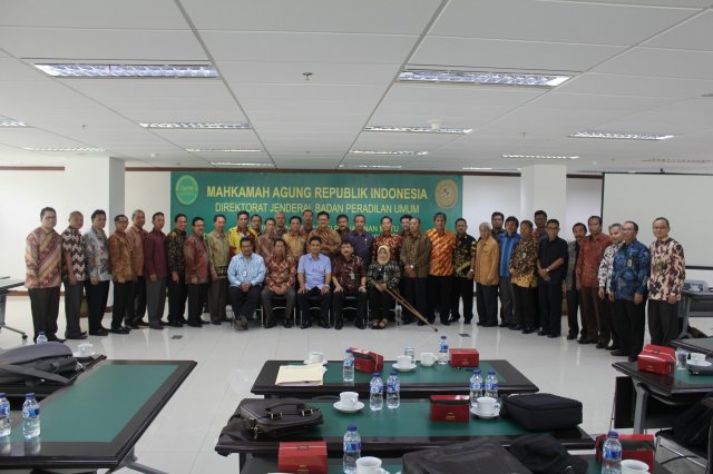 Pelatihan Tim APM Badilum dan PT Seluruh Indonesia 24-26 Februari 2016